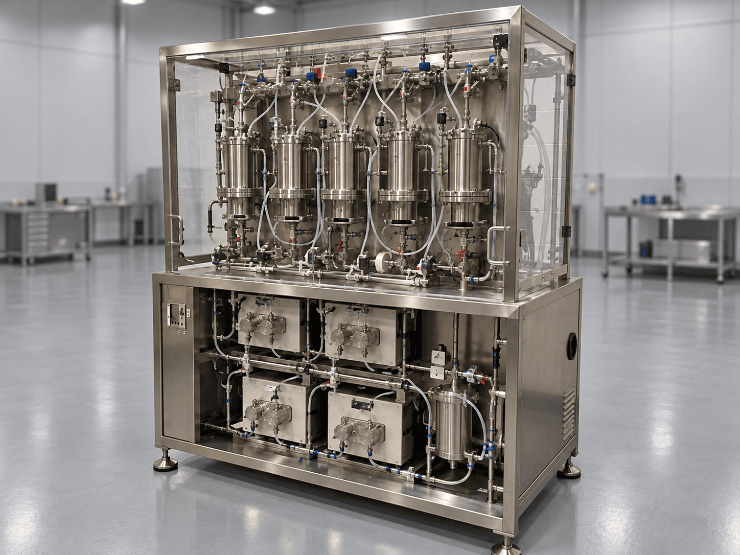 8x50 Simulated Moving Bed control system at Ampac Fine Chemicals